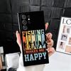 Nash Fishing Fish Mark Soft Phone Case for Samsung Galaxy S26 S25 Edge S24 Ultra S23 Plus S22 S21 FE S20 Black Cover Back Shell