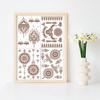 Wedding Tool Body Art Sticker Henna Tattoo Stickers Water Transfer Decals Temporary Tattoo