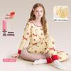 Desa Girls' Pure Cotton Thermal Underwear & Pajama Set