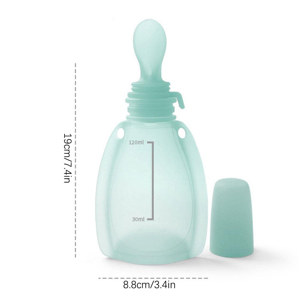 Reusable Baby Food Pouch Non BPA 120ml Large Capacity For Babies Toddlers Organizer