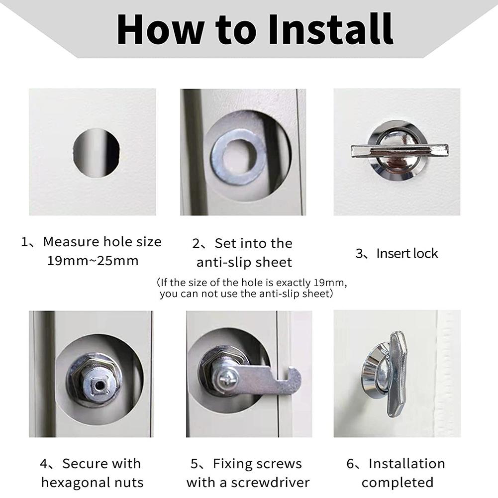 5/8“ Cam Lock Locker Lock Odolný pro skříňové boxy