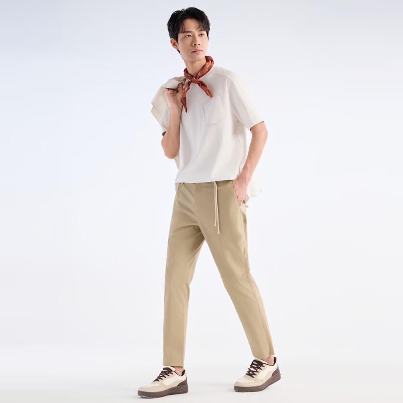 JOEONE Men's Triacetate Blend Short Sleeve T-Shirt
