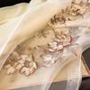Women's Silk Wool Embroidered Scarf - Dual-Use Winter Shawl & Neck Gaiter