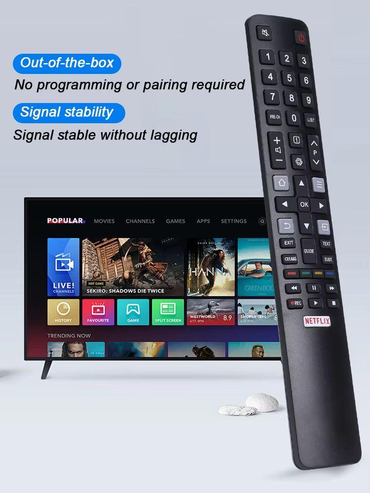 

Пульт дистанционного управления для ЖК-телевизора TCL RC802N Совместимая замена