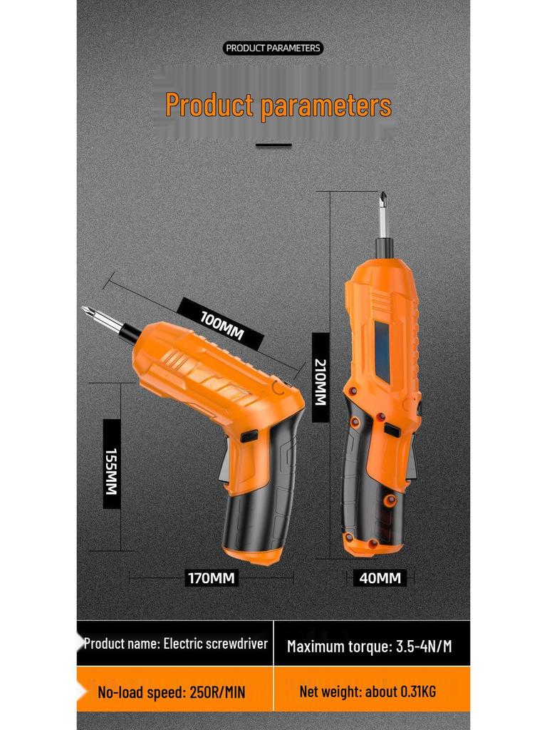 Multifunctional Mini Electric Screwdriver and Drill Tool