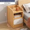 Changbaosen 25cm Narrow Bedside Storage Table