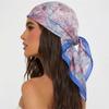 Fashion Print Silk Hairbands Scarf Women 2025 Spring New Elagant Floral Bandana Neck Kerchief Head Bands Foulard Female Scarfs