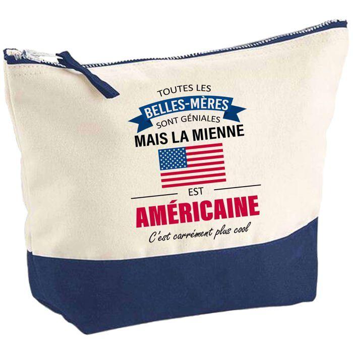 Trousse de maquillage - PLANETEE - Belle-Mère Américaine - Grand format - Coton - Impression HD