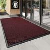 Solid Color Stretch Mesh Stain-Resistant Entrance Floor Mat - Easy to Clean for Hallway and Doorway