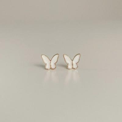 Earrings Fashion Earrings Ggd Mini Butterfly Twinkle Pink X (2 Pieces)