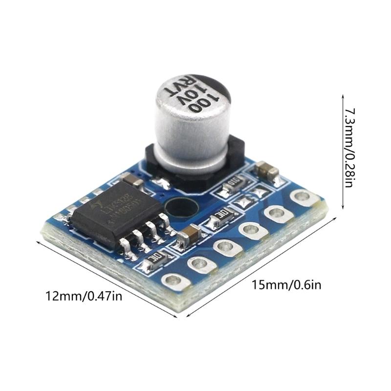 Single Channel 5W Amplifier Board With Overloads Protections Compactly Size Easy Installation For Home Car Use