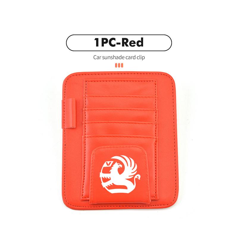Car Sun Visor Organizer Storage Bag Card Glasses Holder Clip For Vauxhall Tigra Corsa VXR Astra D G J H Zafira Vectra