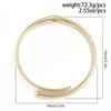 Fashion Jewelry Set Personality Bracelet Women's Open Necklace Hip Hop Earrings Alloy Ring Necklace Set