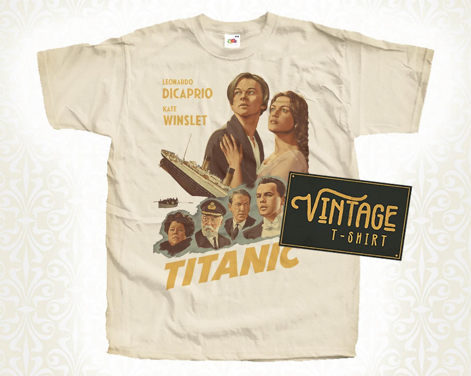 Titanic V1 T-Shirt Vintage Natural color Men s T-Shirt DTG Digital Print SIZES S M L XL 2XL 3XL 4XL 5XL 2XL