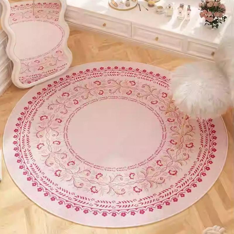 Sweet Irregular Bedroom Bedside Carpet Small Fresh Style Living Room Rugs Creative Fashion Dressing Table Floor Mats  Alfombra