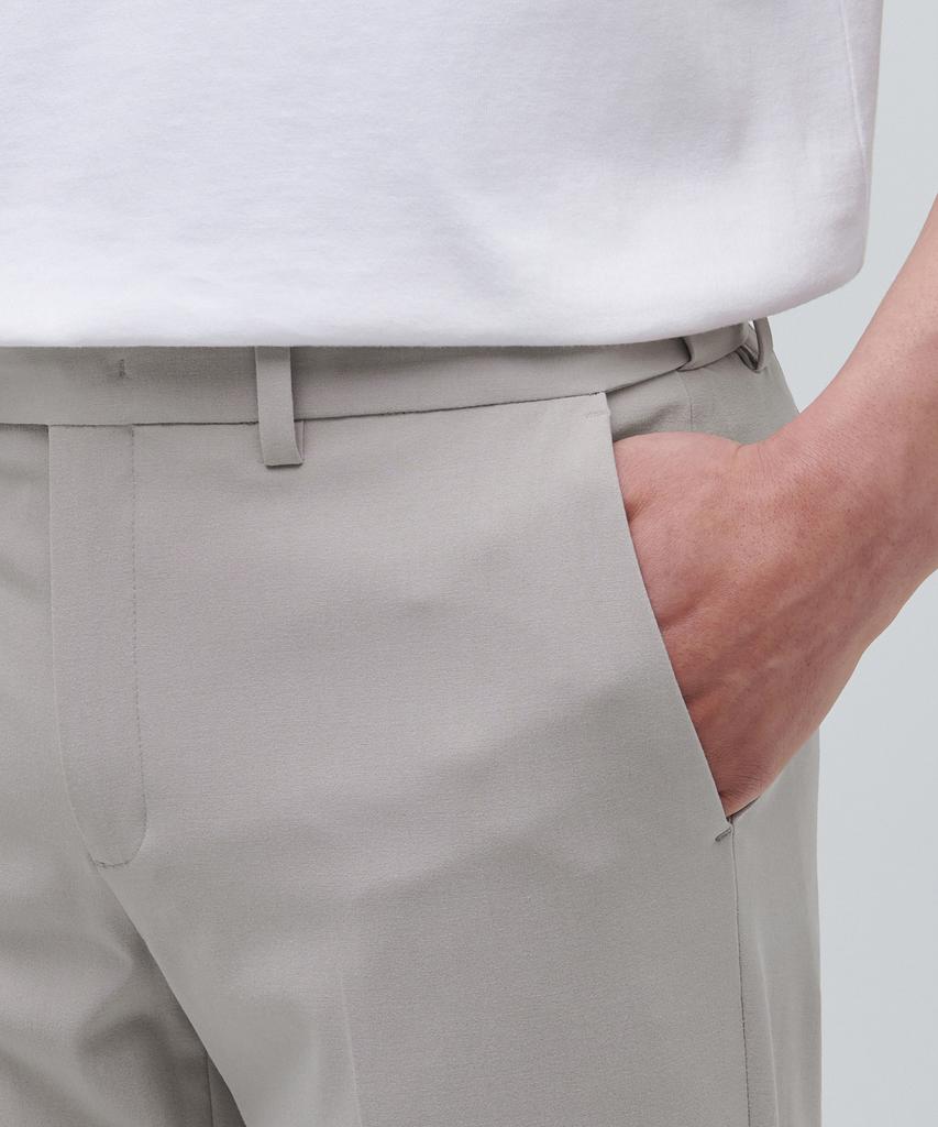 MUSINSA STANDARD Lightweight Tapered Turn-Up Hidden Banding Crop Slacks [Light Beige]