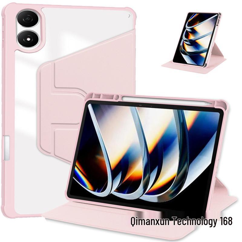 Infinix XPad20 Tablet Case: 11" Acrylic Rotating Pen Protective Cover