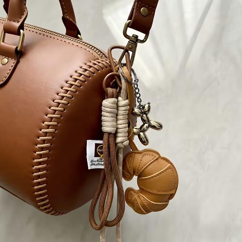 Colgante para bolso Dibujo animado Colgante de pan Colgante para bolso Pieza colgante para mochila Joyería de accesorios de creatividad para coche Regalo