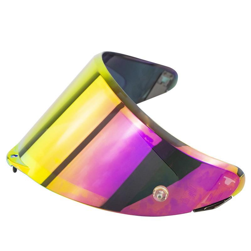 Visière de Casque de Moto Lentille PISTA GPRR CORSA Fumée Bleue Teintée Pare-brise Électroplaqué Avec Aileron Accessoires