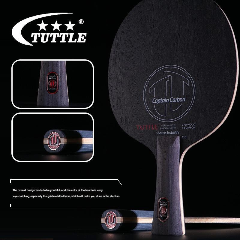TUTTLE CAPTAIN CARBON CC Table Tennis Blade Racket Fast Attack Loop Offensive Ping Pong Bat Paddle