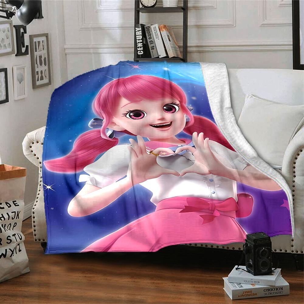 1pc Catch Teenieping Magic Sweethear (2) Blanket, Gift, for Men and Women, Soft Blanket, Good for Sofa Bed Couch Travel, Lightweight Flannel Blanket