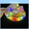 Warm White Led Ribbon String Lights With Ip44 Protection For Festive Tree Decoration