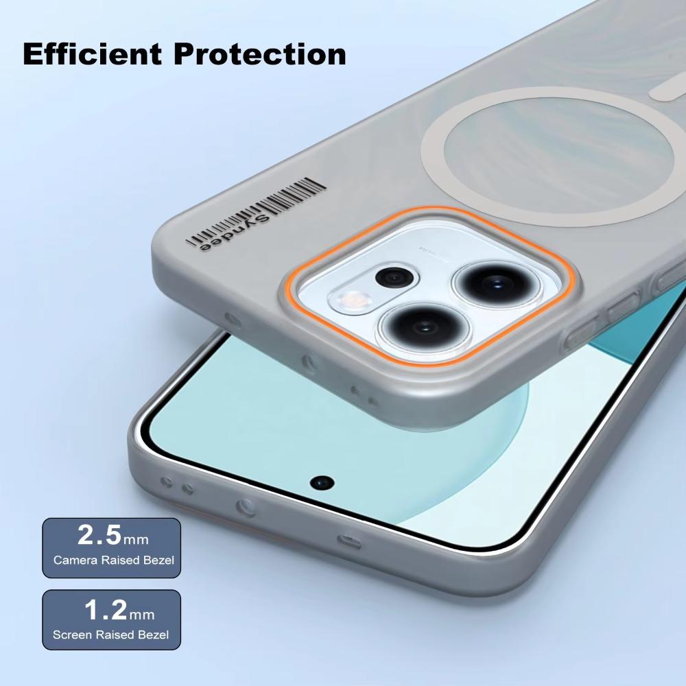 Frosted Matte PC Case For OPPO Reno15 14 13 12 11 F Pro Find X9 X8 Pro Ultra Slim Shockproof Transparent Magnetic Charging Cover