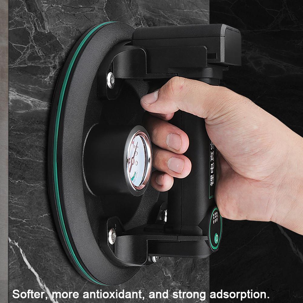 8 Inch Portable Electric Vacuum Suction Cup 300KG Bearing Capacity Electric Vacuum Glass Tile Lifter Installation Transport Sucker