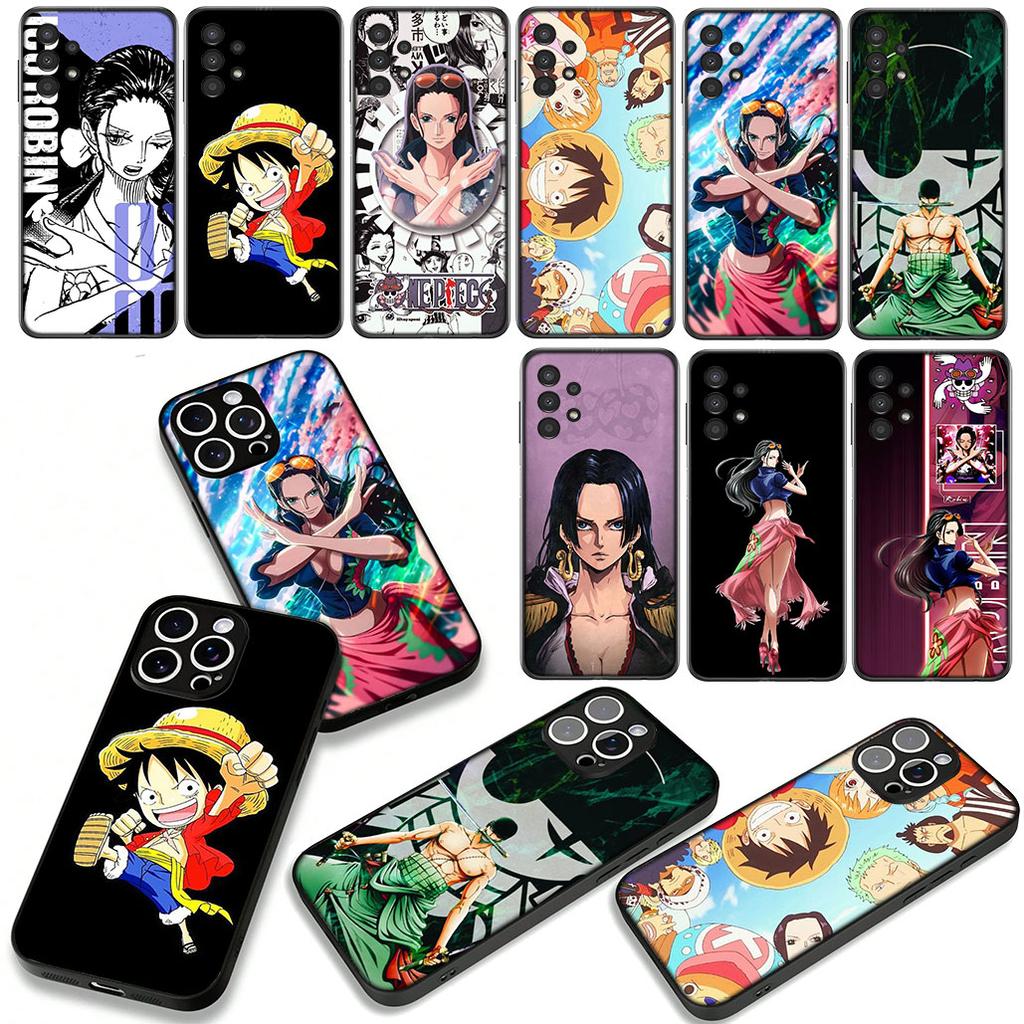 Zoro Nico Robin ONE PIECES Luffy Cover Phone Case for OPPO A18 A16 A17 A38 A54 A40 A60 A80 A78 A79 A57 A55 A96 A15 A53