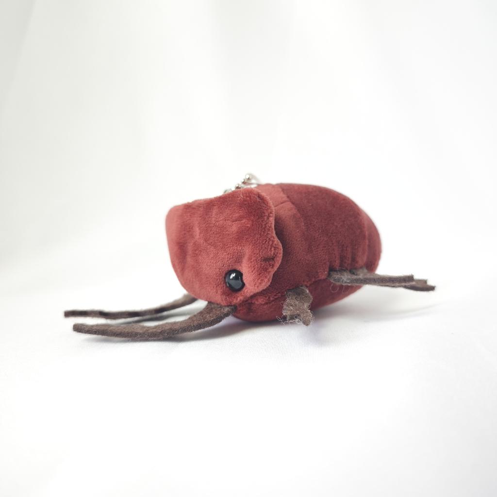 Plush Insect Toy for Carkey Pendant Beetle Doll Cartoon Keychain Children Backpack Ornament