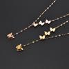 Mori-Style Titanium Butterfly Pendant Necklace for Women - High-End Fairy Spirit Clavicle Chain Jewelry