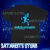 New Intellivision Running Man Men's Black T-shirt Funny Size S To 5XL