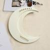 Lyre Harp Musical Instrument Wooden Moon Lyre Harp 7 Strings Lyre Piano Crescent Musical Instrument Portable Harp Instrument
