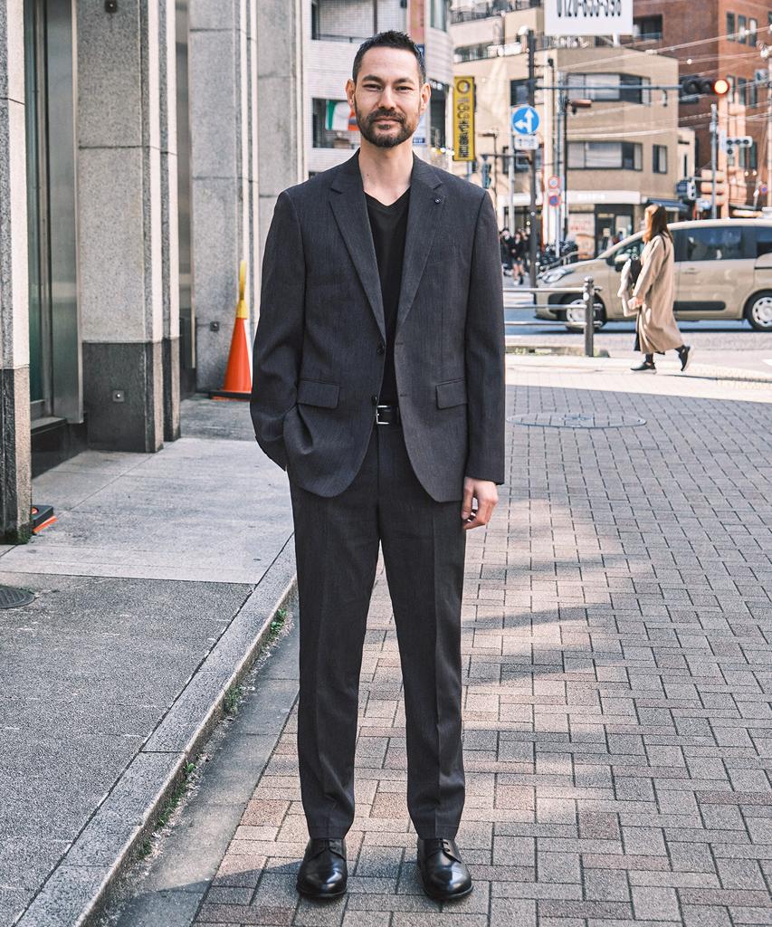 STCO Motion-Free Cooling Drape Formal Pants_Charcoal Grey (Classic Fit)_Sslxb54Csc