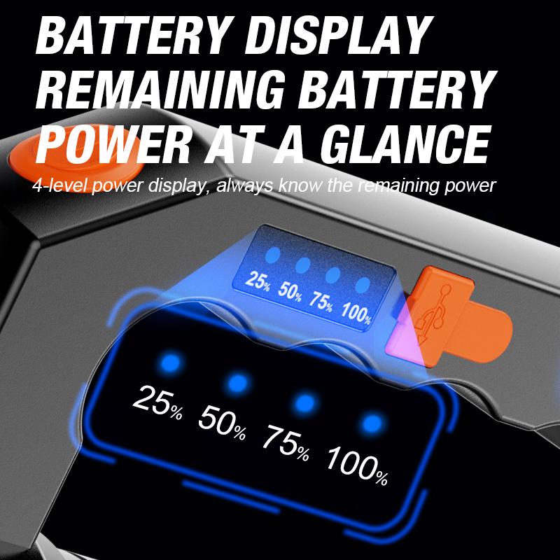 Outdoor handheld light searchlight portable flashlight high-power dual beam hanging light LED long-range construction site emer