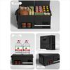 Durable 60L Car Trunk Organizer Large Capacity Waterproof Car Storage Box Foldable Car Trunk Storage Camping Travel