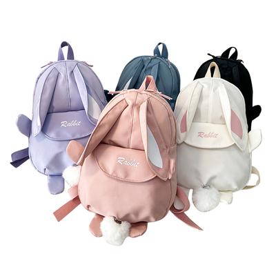 Cute Bunny Backpacks for Children School Bags for Girls Kids Backpack Kindergarten Baby Bag with Ears CLE