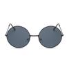 Round Sunglasses Men Women Anti-Reflective Lens Metal Frame Circle Sun Glasses