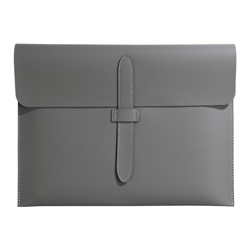 PU Leather Folder A4 Document Bag Business Briefcase Storage Enterprise Customization