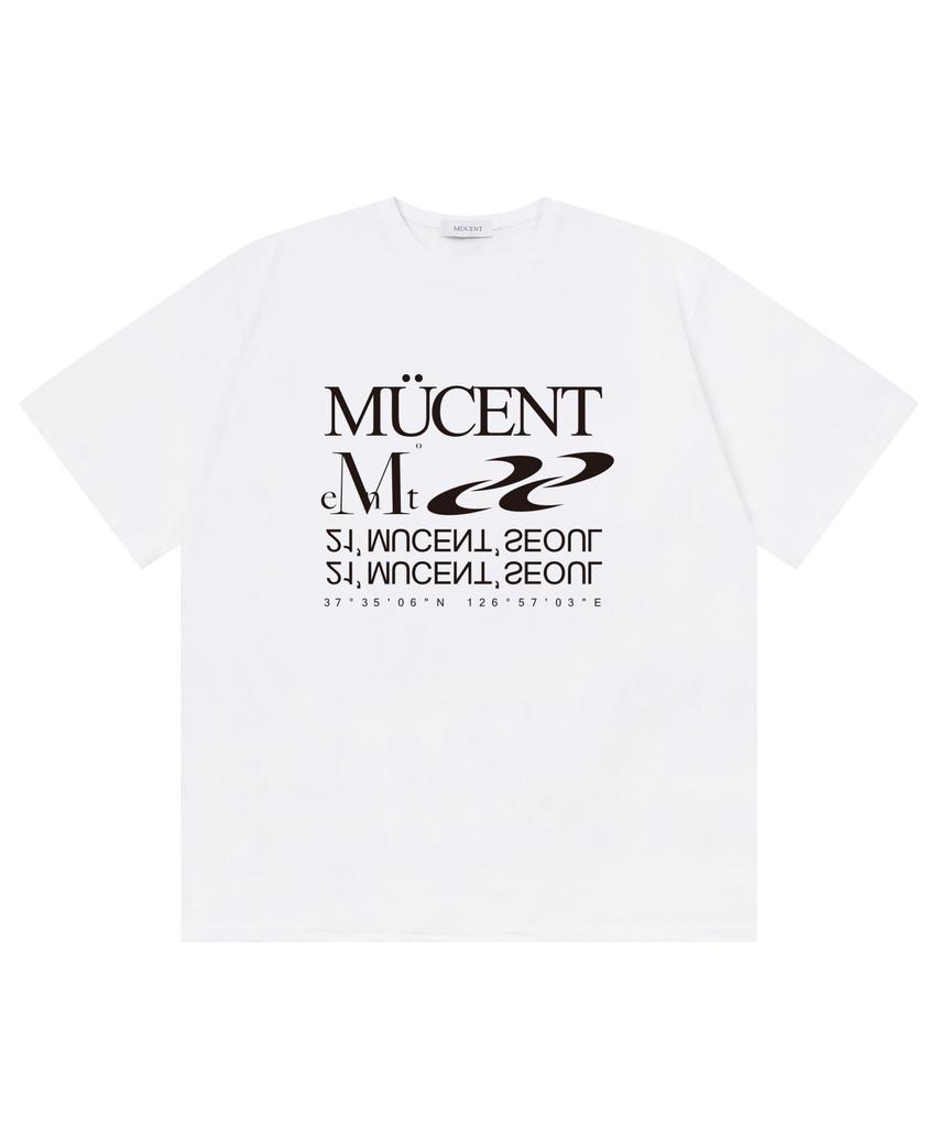 MUCENT Essential Lettering Short Sleeve T-Shirt (5 Colors)