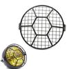 New 6.3"Universal Retro Motorbike Headlight Pherical Mesh Grille Cover Fast Shipping