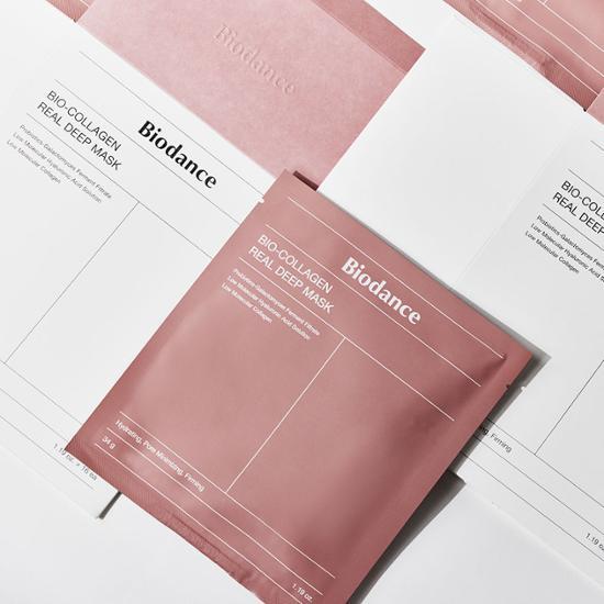 [Über 7 Millionen Exemplare] Biodance Bio Collagen Real Deep Mask 4 Blätter, koreanische Maskenpackung