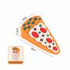 Silicone Silicone Door Stopper Shock Absorbent Reusable Anti-collision Stopper Cartoon Pizza Design No Drilling Required