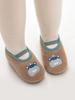 Children's Floor Socks, Spring, And Winter, Fleece-lined, Thickened, Warm And Non-