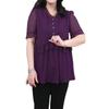 Summer Casual Slimming Chiffon Blouse - Plus Size & Trendy Women's Top