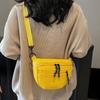 Ctrast Color Crossbody Men Women 2026 Casual Sports Cycling Small Messenger Bag Niche Ddesign Versatile Chest Bag for Phes
