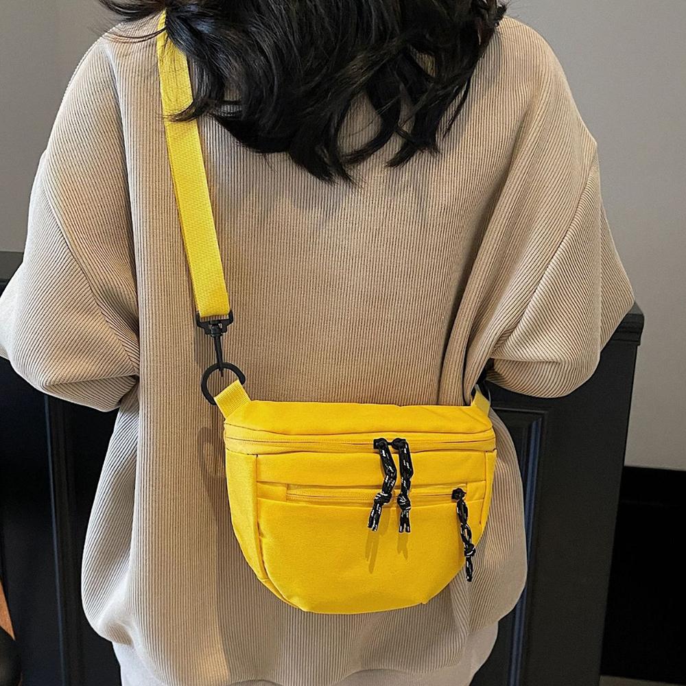 Ctrast Color Crossbody Men Women 2026 Casual Sports Cycling Small Messenger Bag Niche Ddesign Versatile Chest Bag for Phes
