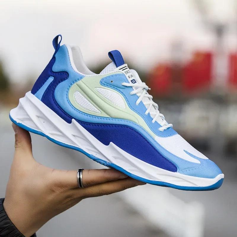 Fashion Spring Autumn 2025 New Men Casual Shoes Fashion Sneakers Men Mesh (Air Mesh) Breathable Soft-soled Men's Running Shoes