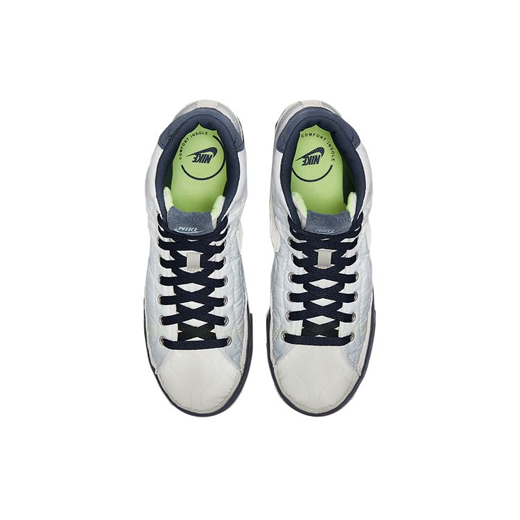 Nike Court Legacy Mid Women Lightning Blue Brilliant Green Mountain White DO2340-914