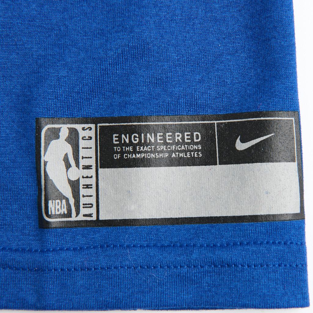 Nike NBA T-Shirt Buchstabenlogo Atmungsaktiv Kurzarm Kinder Tops Blau 3Z2B7BBKU-WAR